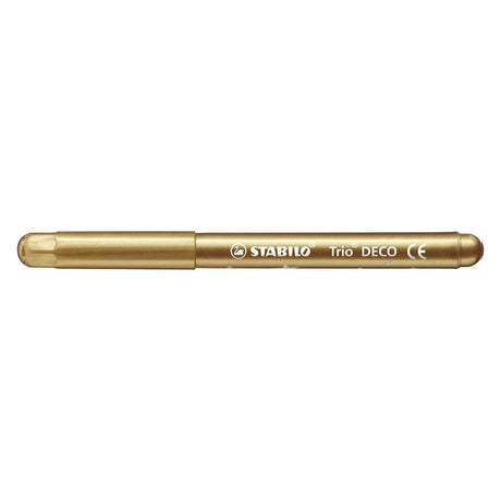 Stabilo trio déco - feutre métallique - avec pointe extra épaisse 3,0 mm - étui de 8 couleurs