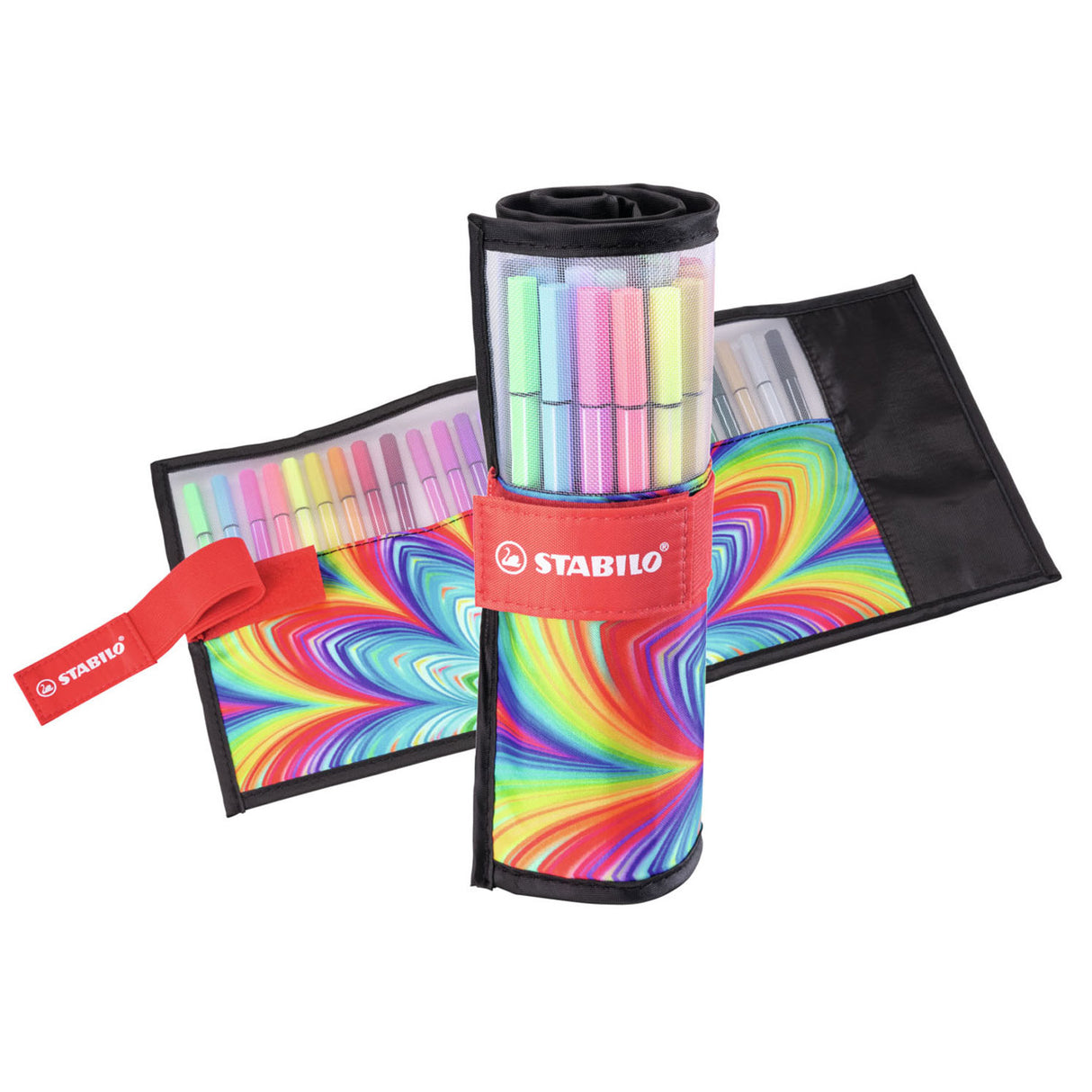 Stylo Stabilo 68, jeu de rouleaux de 25 couleurs