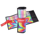 Stylo Stabilo 68, jeu de rouleaux de 25 couleurs