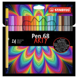 Stabilo Pen 68 arty gefillt -Tip Pensiounen 24 Stécker