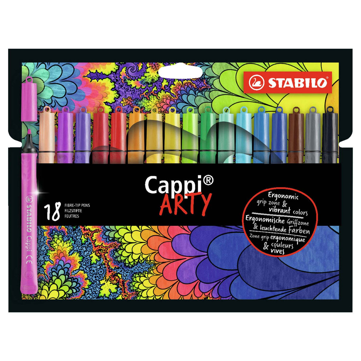 Stabilo Cappi Arty Filz -Tip Stifte 18st.