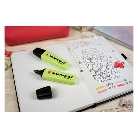 Stabilo boss original pastel - surligneur - lot de 4 pièces