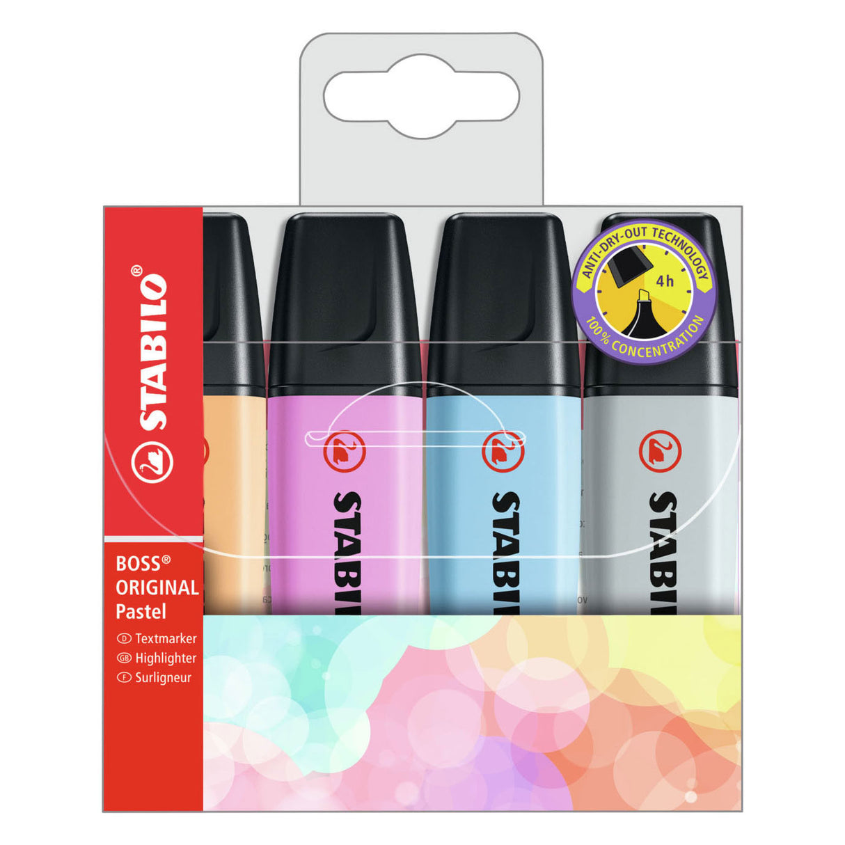 Stabilo Boss Original Pastell Marker, 4st.