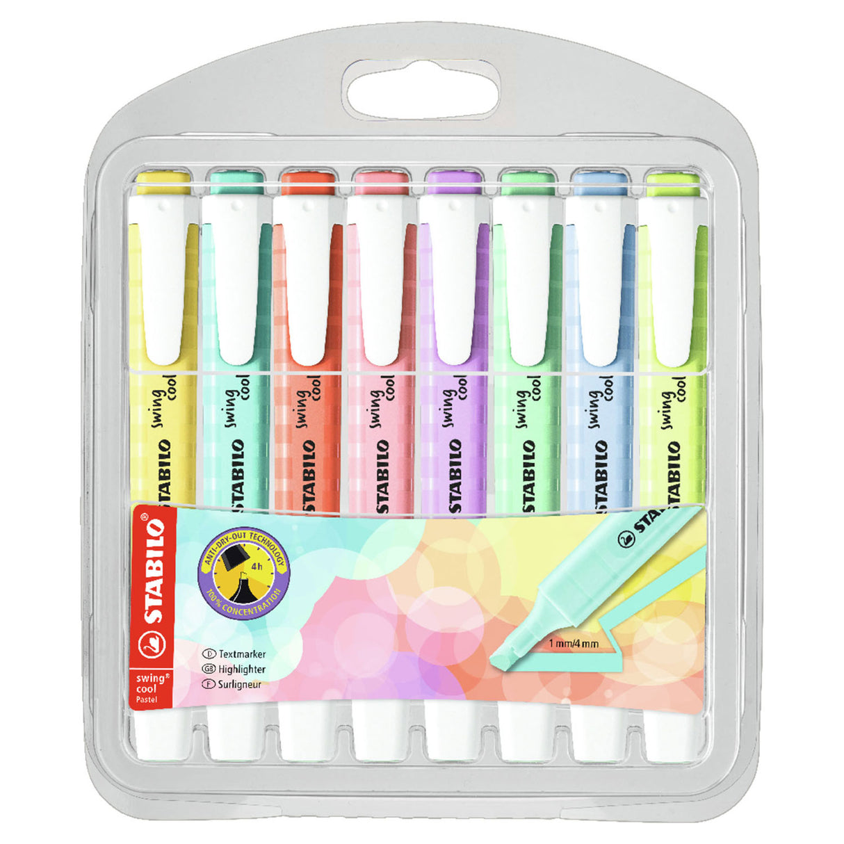 Stalo Swing Cool Pastel Markers, 8st.