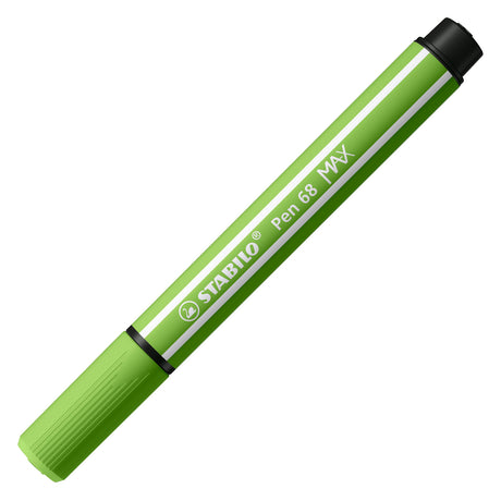 Stabilo pen 68 max arty - feutre à pointe biseautée épaisse - lot de 18 pièces