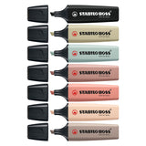 Stabilo Boss Original Marker Set 8 pièces de Naturecolors