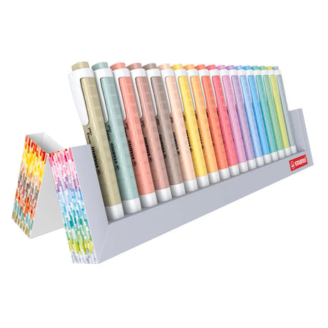 Stabilo swing cool naturecolors ensemble de surligneurs de bureau - 18 pcs.