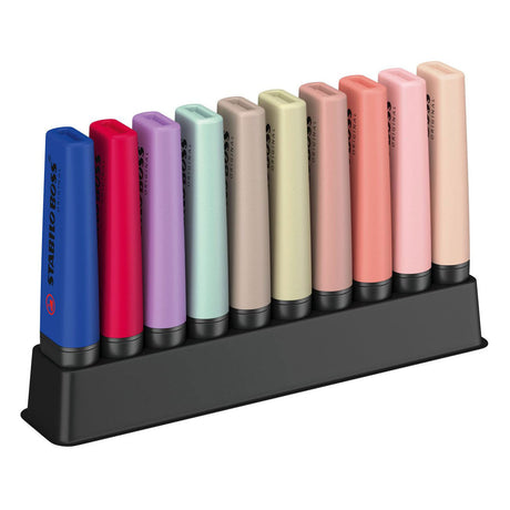 Stabilo boss original - surligneur - naturecolors wildflower - set de bureau avec 10 couleurs