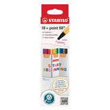 Feutres fins Stabilo point 88 zigzag - 18 pcs.