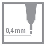 Feutres fins Stabilo dr!ver - 4 pcs.