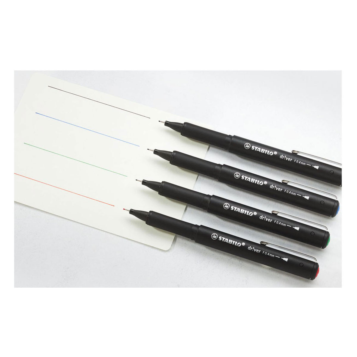 Feutres fins Stabilo dr!ver - 4 pcs.
