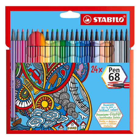 Stylo Stabilo 68 feutres - 24 pcs.