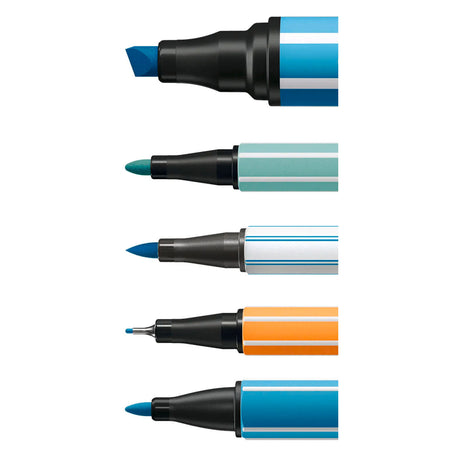 Stabilo arty set - set pen 68, pen 68 brush, point 88, pen 68 max pointmax - coffret combiné de 55 pièces