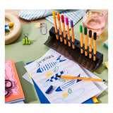 Set de feutres fins Stabilo point 88 Click - 10 pcs.