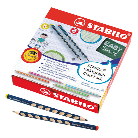 Crayons graphite Stabilo easygraph emballage scolaire - 48 pcs.