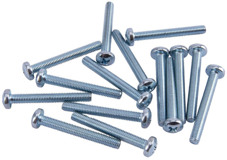 Vis à métal Dresselhaus filetée 5x40mm 15pcs. tête cylindrique à empreinte cruciforme