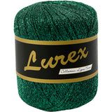 Creativ Company Lurex Glitter Yarn Green, 160m