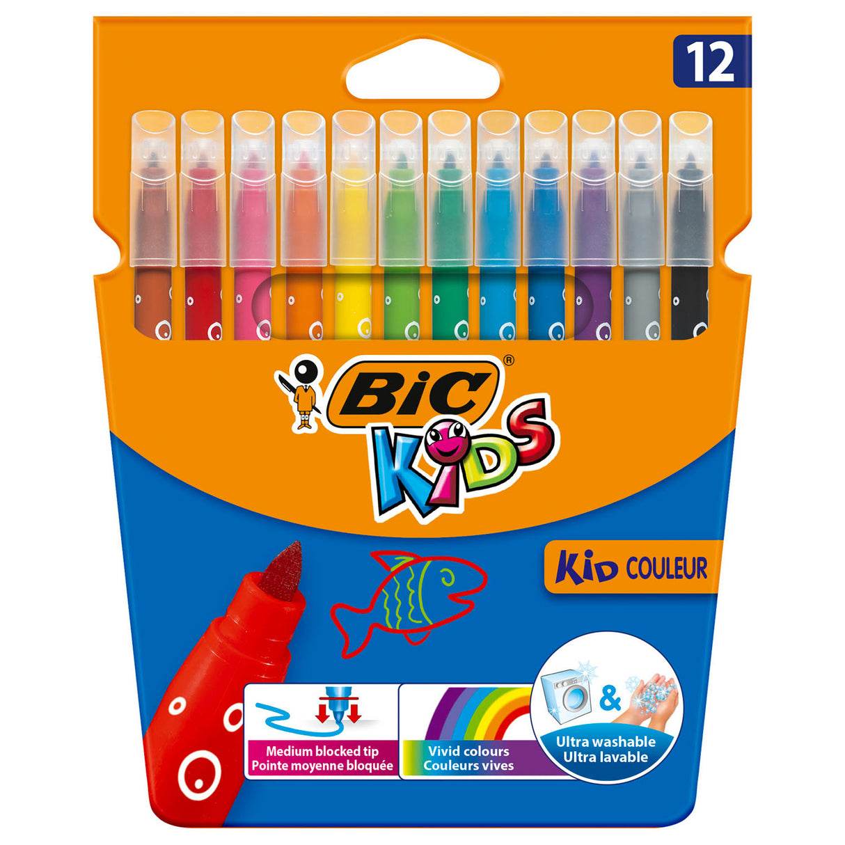 Bic kids kid couleur, 12st.