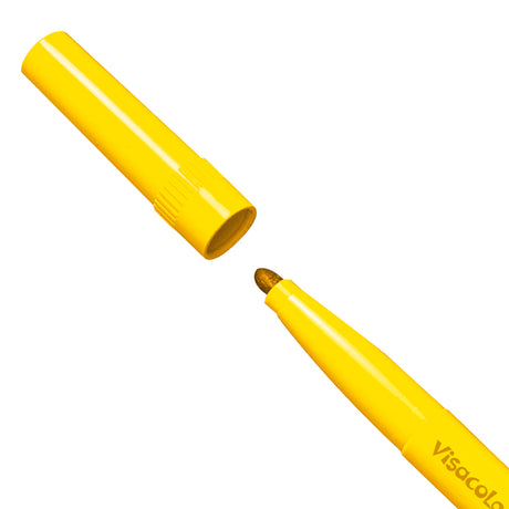 Marqueurs de couleur Bic Visa Color, largeur de trait 3 mm, jaune, 12 pièces 1 boîte