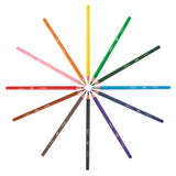 Bic crayons de couleur ecolutions évolution résine synthétique recyclée assorti 12 pièces