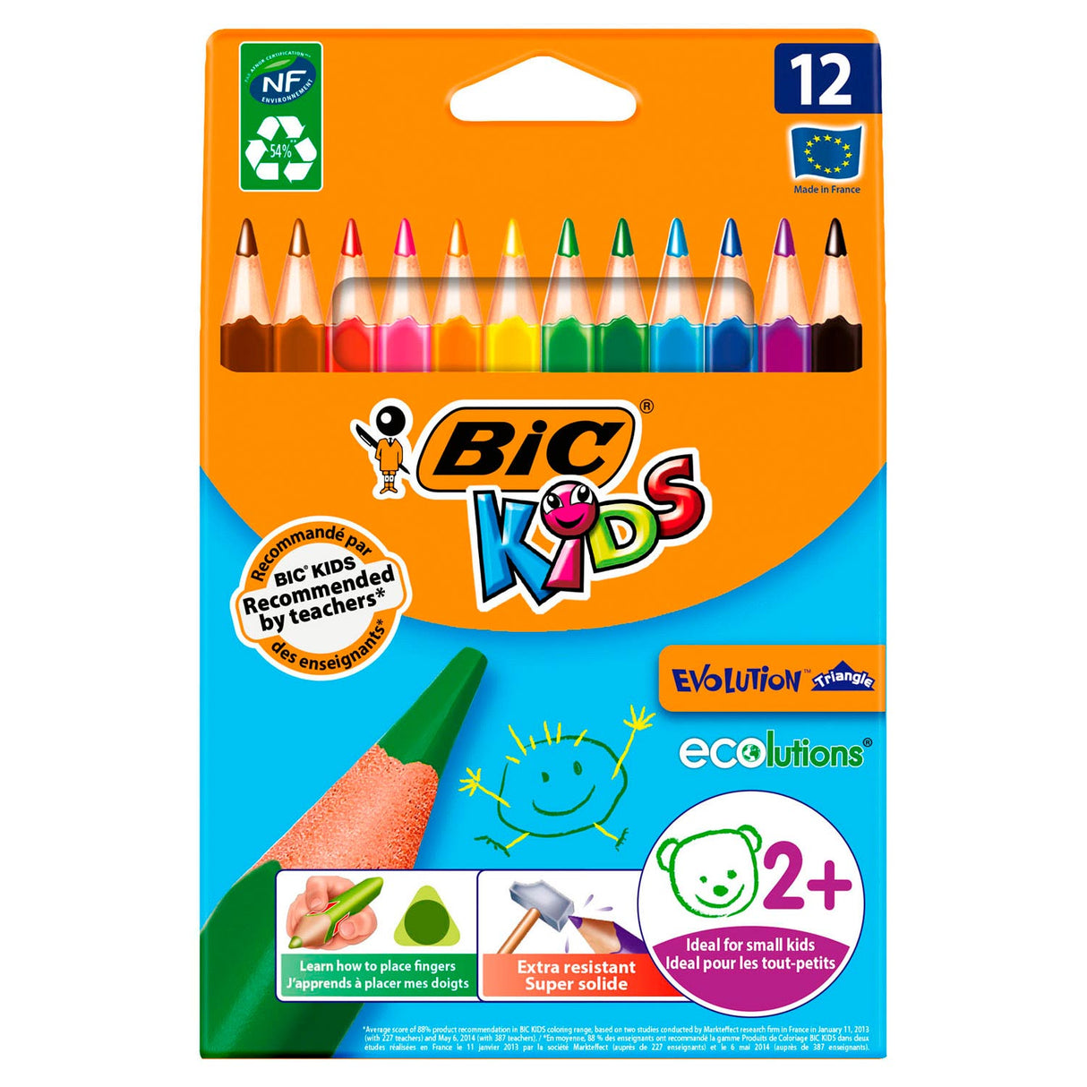 Bic https : www.cchobby.nl -evolution-coloured-pencils-l-14-cm-refill-5-mm-various-colours-12-piece-1-box