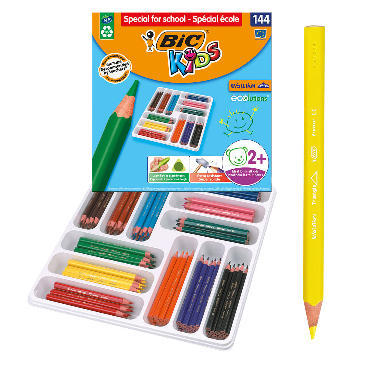 Bic Kannercloten Evolutiounspräisser, 144st.