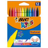 BIC Kids Plastidecor Color Chalk, 12.