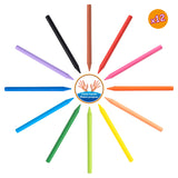 BIC Kids Plastidecor Color Chalk, 18e.