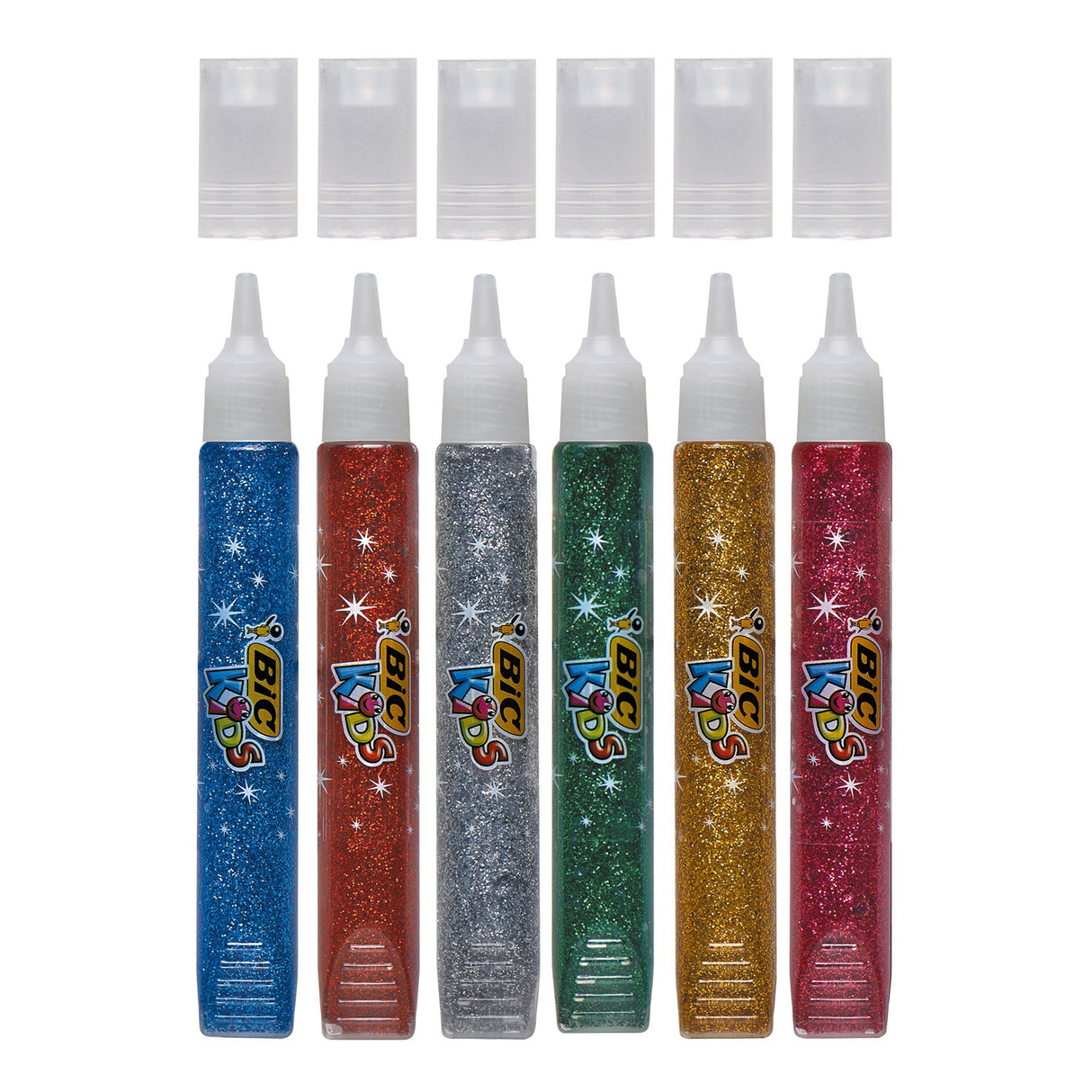 Bic Kanner glitters deet metallesche, 6st.