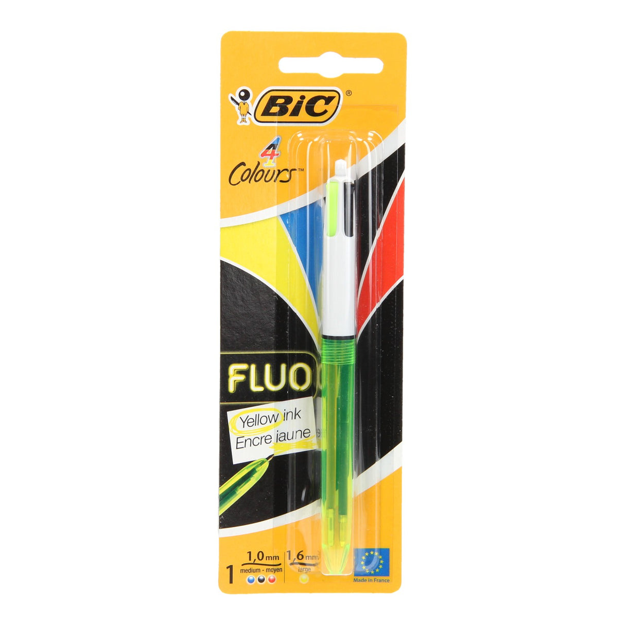 Bic multi -farg penn fluorescerende