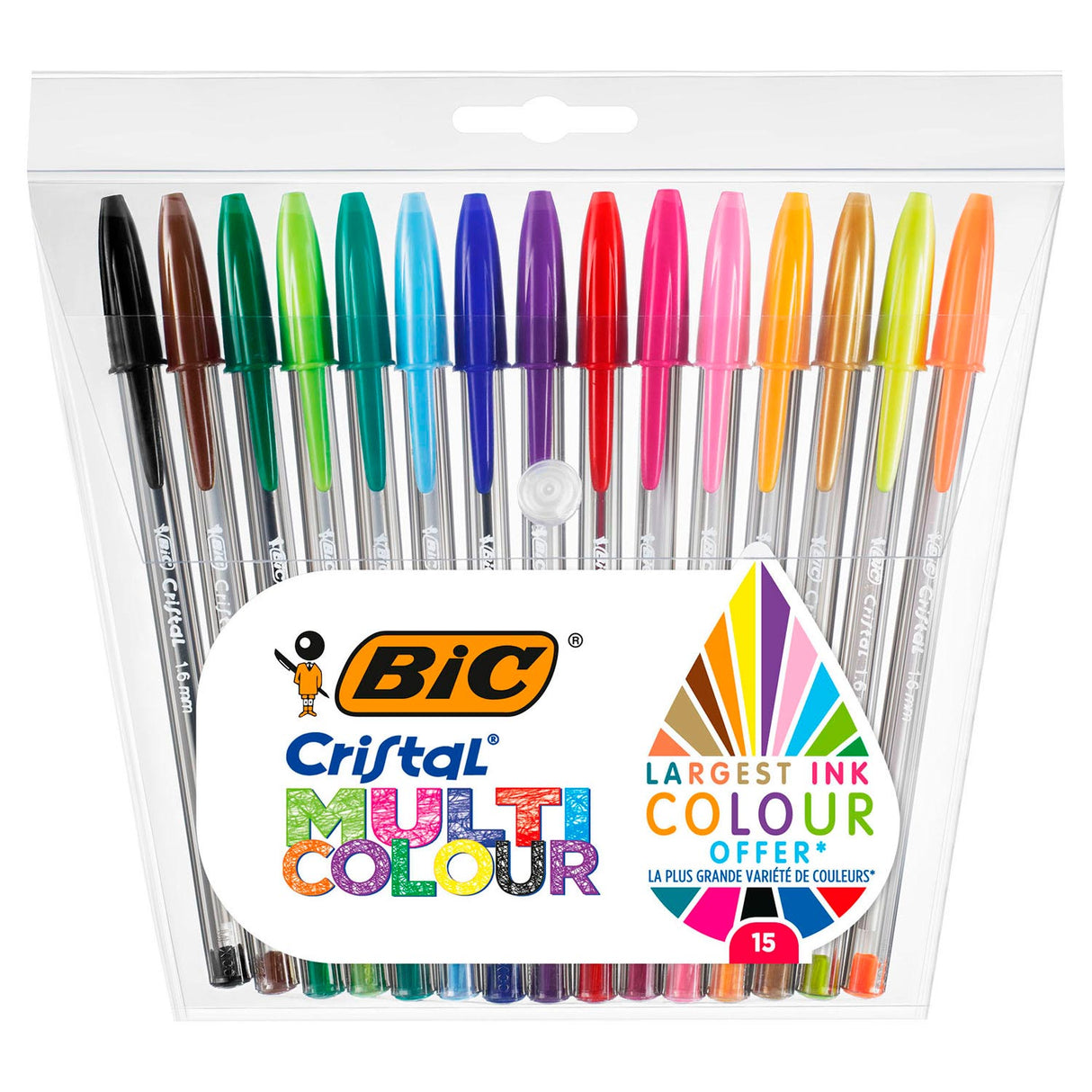 BIC Cristal Ballpoint Pens, 15.