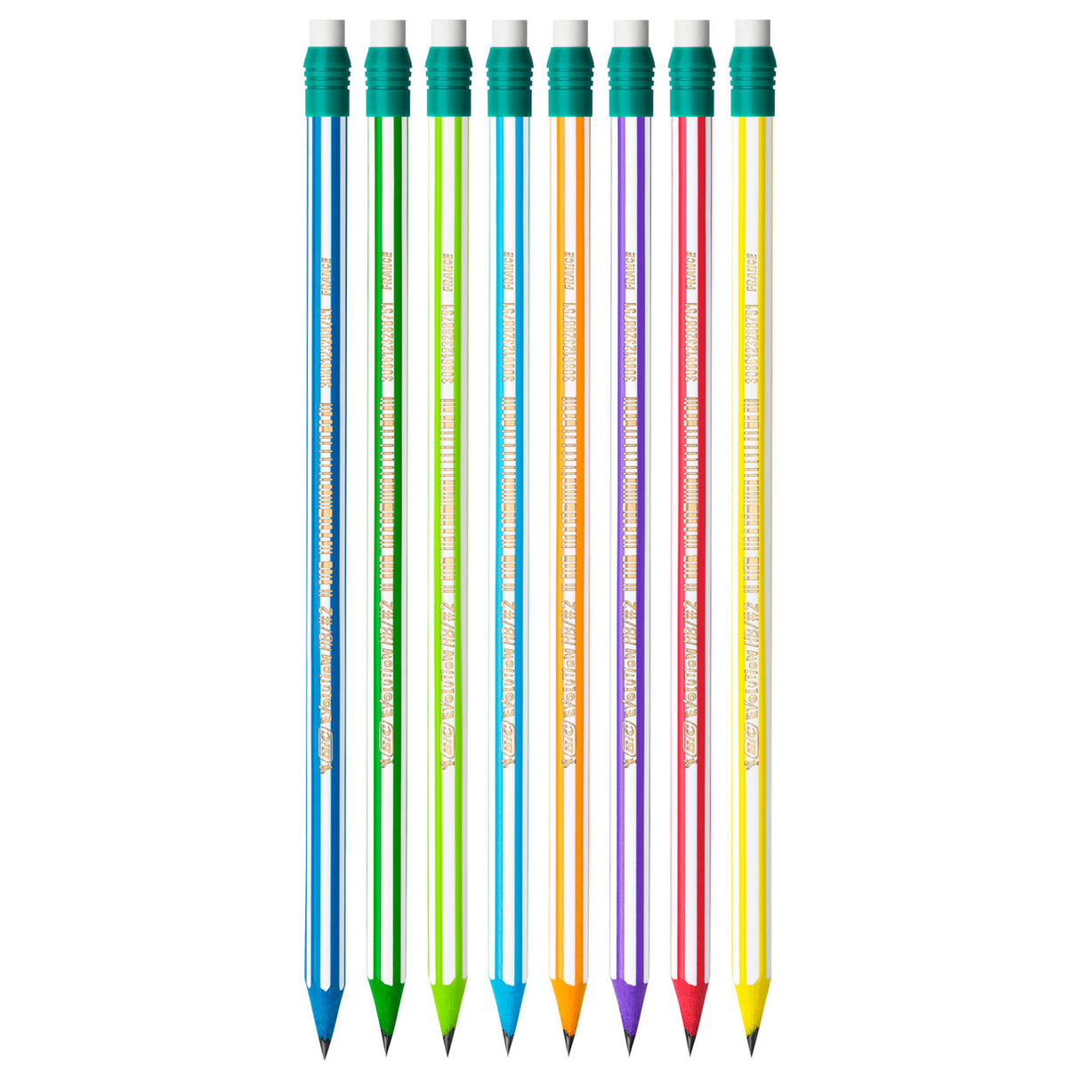 Bic Evolution Pencils with Gum, 8st.