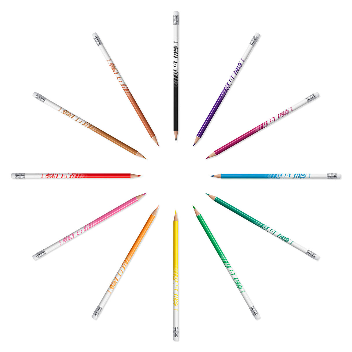 Bic Kids Evolution Exitable colored pencils, 12st.