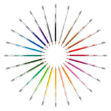 Bic kids illusion - crayons de couleur - enfants et adultes - différentes couleurs - crayon - 24 pièces