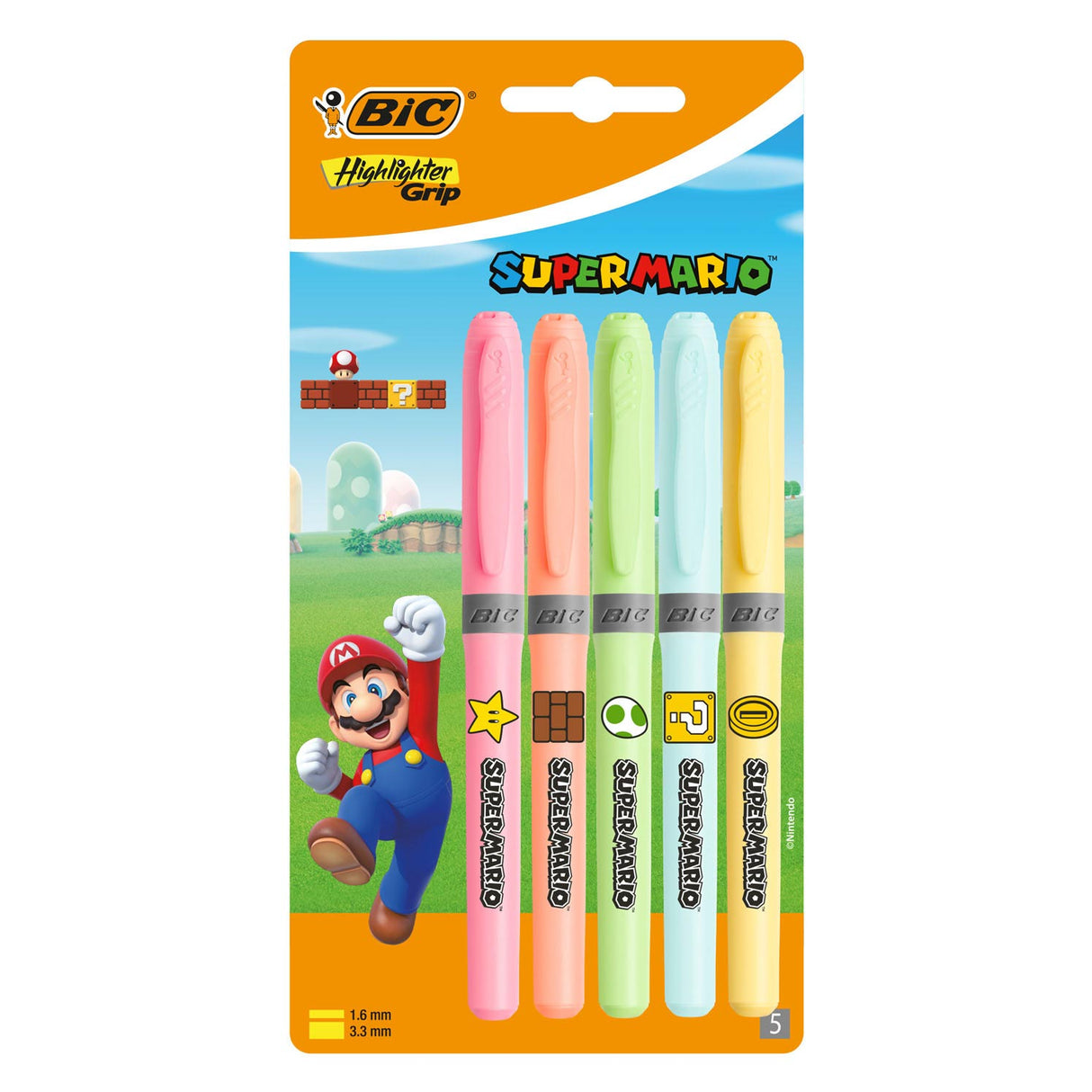 BIC Super Mario Markers, 5.