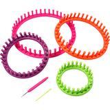 Métier à tricoter Creativ company, d 12-17-22-27 cm, 1 jeu