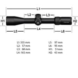 Lunette de visée Vortex Diamondback Tactical 4-16x44 FFP, réticule EBR-2C (MOA)