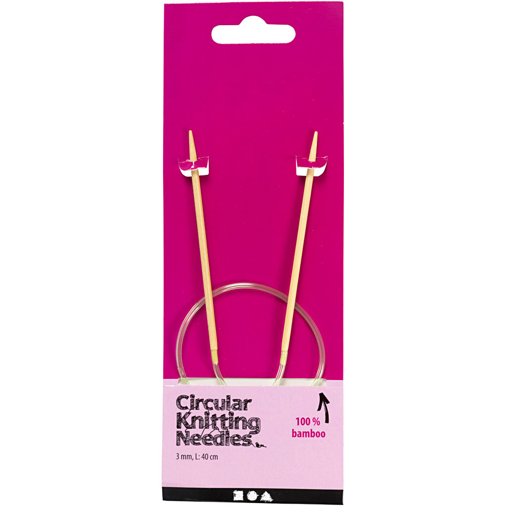 Compagnie Creativ autour des aiguilles à tricot 3 mm, 40 cm