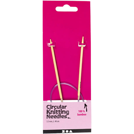 Entreprise créative https: www.ccobby.nl aiguilles-à-tricoter-rondes-l-40-cm-taille-3-5-mm-1-pièce