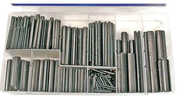 SW Stahl Assortiment de goupilles à ressort pour attelles creuses SW-Stahl S8054 Trier. goupilles creuses en acier sw