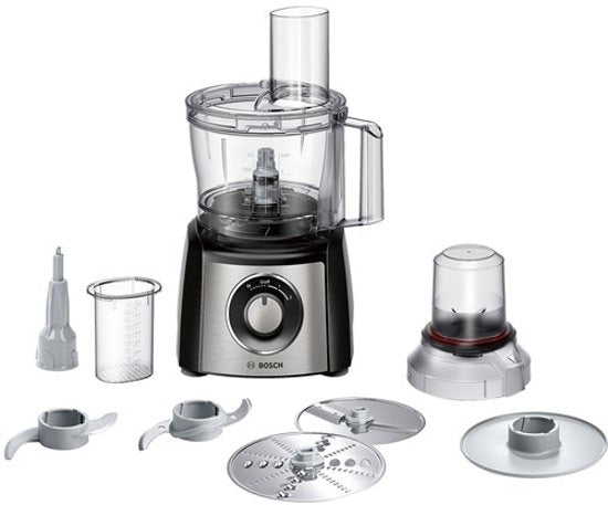 Bosch mcm3401m robot culinaire 800w noir acier inoxydable