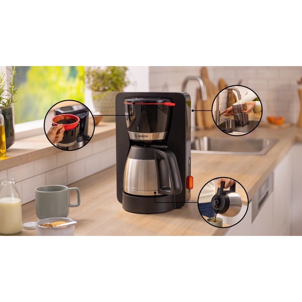 Bosch TKA6M273 MyMoment Coffee Machine Black