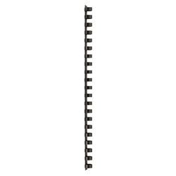 Gbc bindruggen plastic a4 12mm zwart 95vel