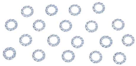 Les disques de ventilateur à ressort denté Dresselhaus forment un din 6798, d=6mm, 20 pcs.