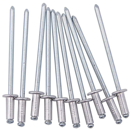 Rivet aveugle Dresselhaus rivets aveugles 3,0 x 8,0 mm acier aluminium, tête plate