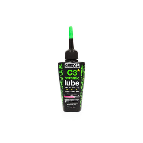 Muc-off c3 lubrifiant sec en céramique 50 ml noir