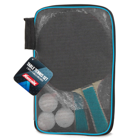 Toi-toys toitoys set de tennis de table 2x batte et 3x balle dans un sac