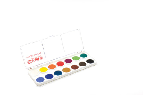 Kangaro k-fi500 14 tablette de peinture 23mm aquarelle opaque 14 pièces