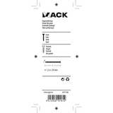 Mack 1017148 - nagel platte kop staal verzinkt 100 gr 1,2 x 20 mm | 5 stuks