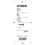 Mack 1017194 - bloknagel staal geblauwd 50 gr14 mm | 10 stuks